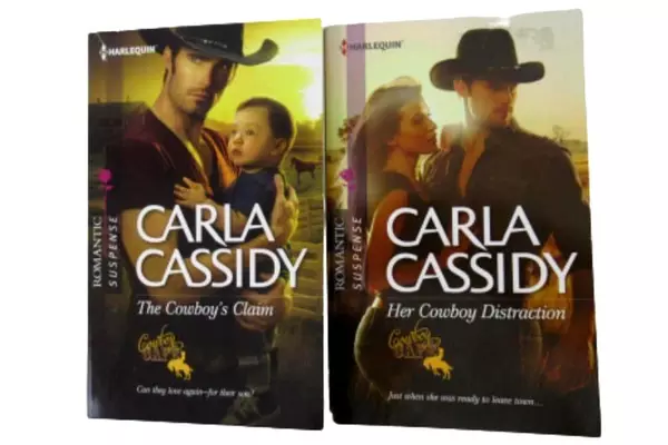 Lot of 2 Harlequin Romantic Suspense PB Books Carla Cassidy Cowboy Cafe 2012