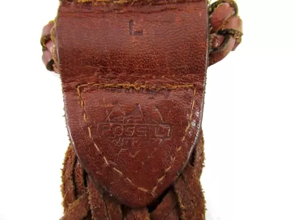 Lot of 4 Leather Western Belts Crafting DIY Repurpose Upcycle Braided Fossil