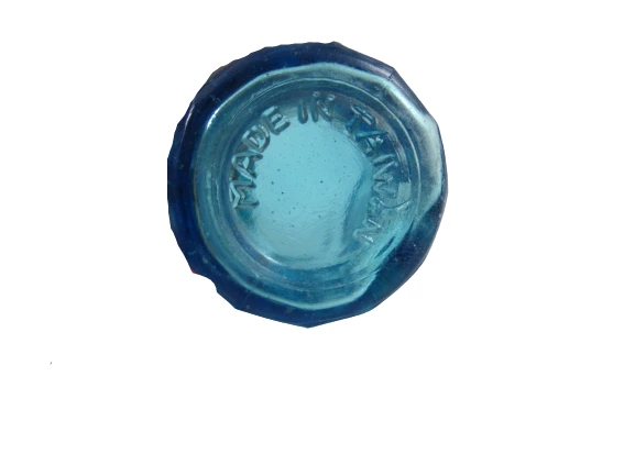 Blue Reproduction 1850 Alan Casters Indian Vegetable Jaundice Bitters Bottle