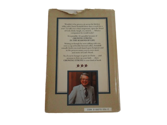 Growing Strong In The Seasons Of Life By Charles Swindoll Christian HC Book