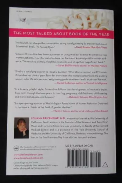 The Female Brain by Louann Brizendine 2007 Paperback