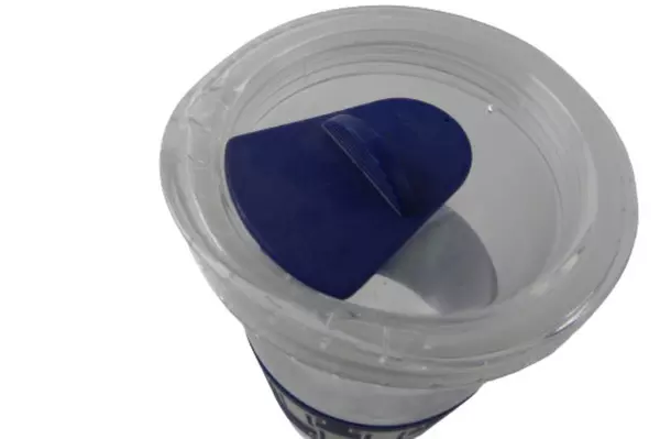 UK University of Kentucky 22 Oz Clear Tumbler with Textured Grip Lid & Straw
