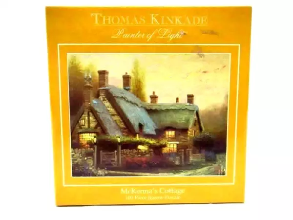 Thomas Kinkade McKenna's Cottage 100 Piece Jigsaw Puzzle 2001 9" x 7" Ceaco