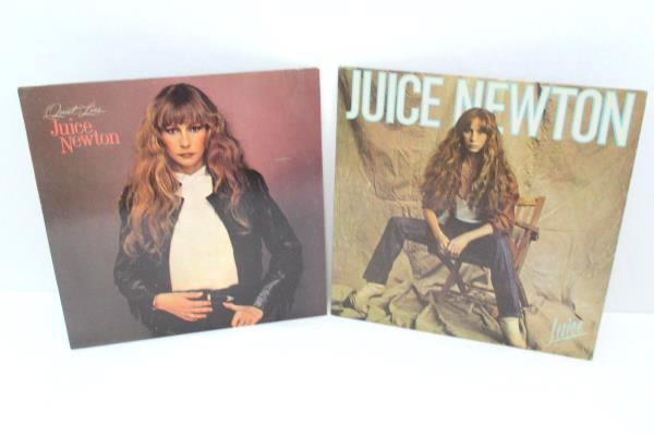 Lot of 2 Juice Newton Quiet Lies Juice LP Record Vinyl Capital Records