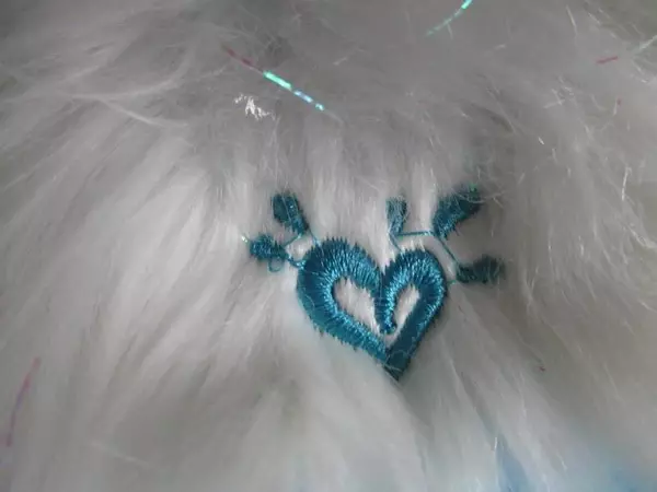 Justice Girls Holiday Christmas Stocking Mermaid Tail Faux Fur Sequins Foil Tail