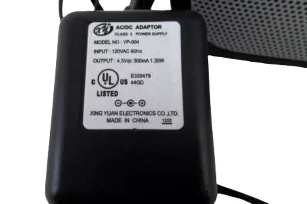 WeatherX WR282B Portable NOAA Weather Band AM/FM Radio AC/DC YP-004 Adpater