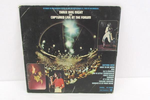 Three Dog Night Was Captured Live At The Forum Vinyl LP Record Paper Sleeve