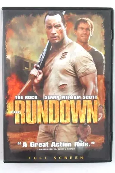 Rundown DVD Columbia Pictures The Rock Seann William Scott 2003