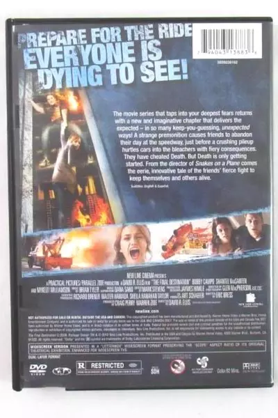 The Final Destination DVD Horror Movie Bobby Campo Shantel VanSanten 2009