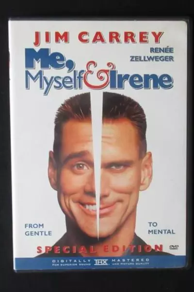 Me Myself & Irene DVD 20th Century Fox Jim Carrey Rene Zellweger 2000 Vintage