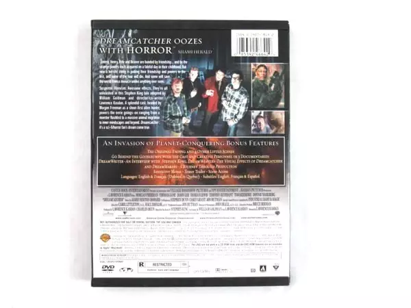 Dreamcatcher DVD Warner Brothers Morgan Freeman Thomas James Damian Lewis 2003