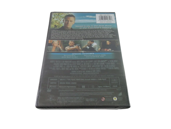Casino Royale 007 Daniel Craig 2006 PG13 MGM Columbia Pictures DVD Video SEALED