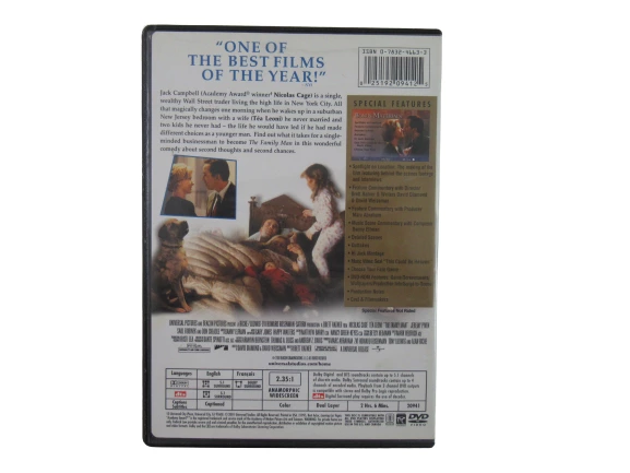 The Family Man Nicolas Cage Tea Leoni PG-13 2001 Universal Pictures DVD Video
