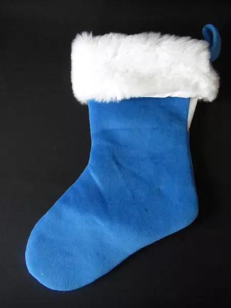 Plushland University of Kentucky Wildcats UK Stocking Faux Fur Blue Hanging