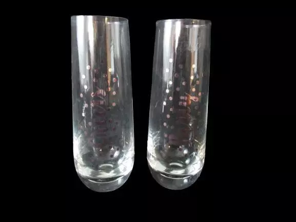 Set of 4 Arcadia Beauty Labs Stemless Wine Or Champagne Party Glasses