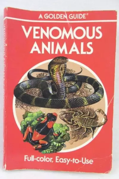 Book Venomous Animals Full Color Easy to Use Brodie Jr Golden Guide 1989
