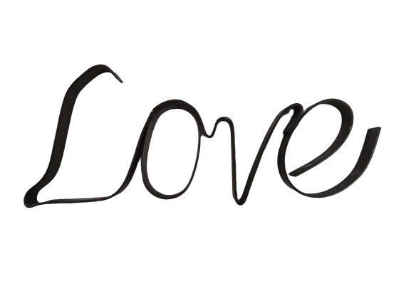3 Piece Rustic Style Metal Live Laugh Love Home Decor Free Standing Hanging