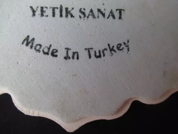 Iznik Designs Ceramic Trivet Yetik Sanat Koi Fish Made in Turkey