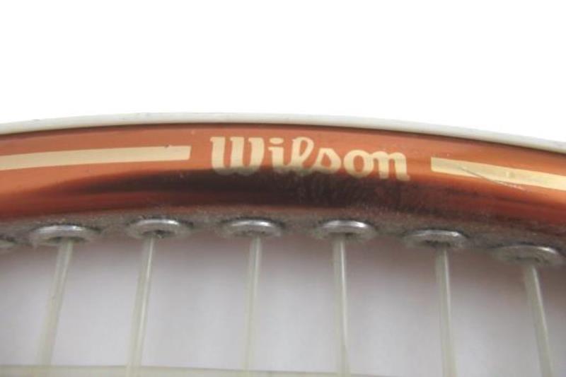 Vintage Wilson C085 Force 250 Racquetball Racket Brown Leather Grip Metal