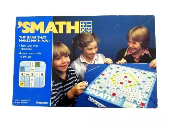 Pressman SMATH Math Equation Crossword Game Educational Math Learning Tool 5200