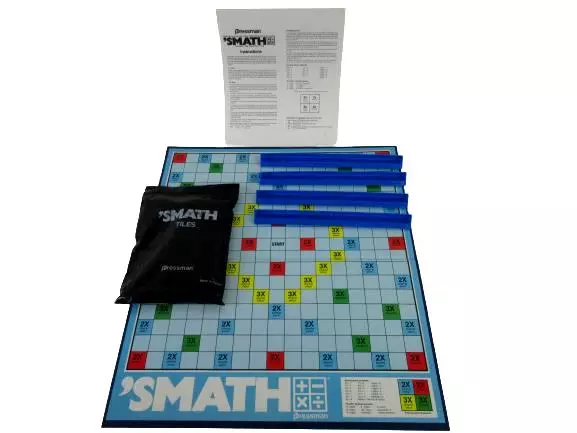 Pressman SMATH Math Equation Crossword Game Educational Math Learning Tool 5200