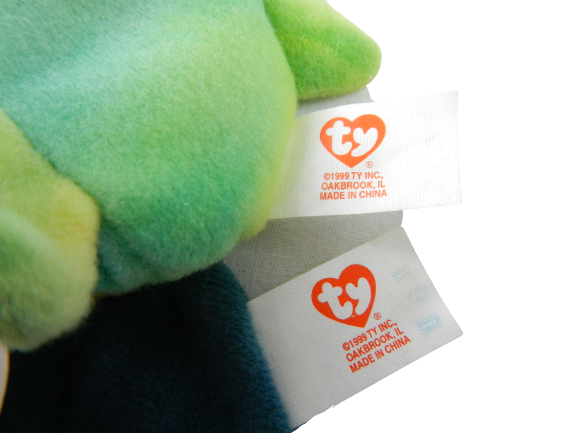 Lot of 2 Ty Teenies Plush McDonald's Sting the Ray and Coral the Fish 1999