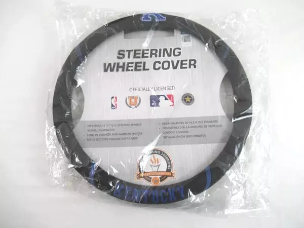 Sport Licencing Solutions University Kentucky Wildcats UK Steering Wheel Cover