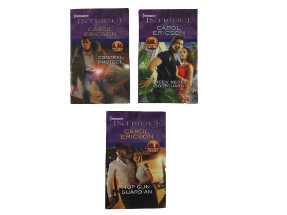 Lot of 3 Harlequin Intrigue Romantic Suspense Books 2011-13 Carol Ericson