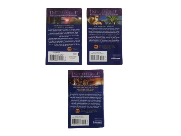 Lot of 3 Harlequin Intrigue Romantic Suspense Books 2011-13 Carol Ericson