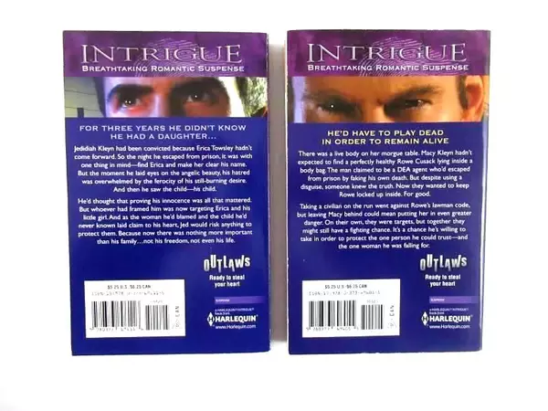 Lot of 2 Harlequin Intrigue Romantic Suspense Books 2012 Lisa Childs