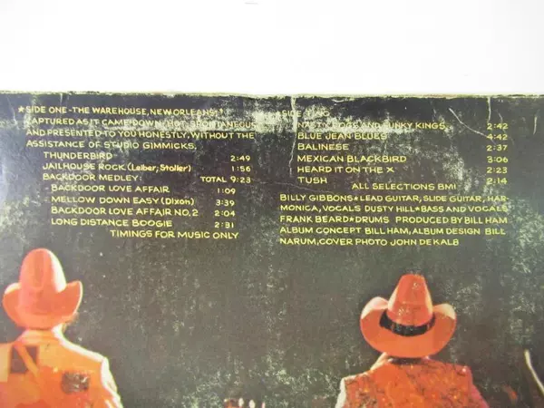 Fandango ZZTOP London Records Inc. 1995 A Lone Wolf Production