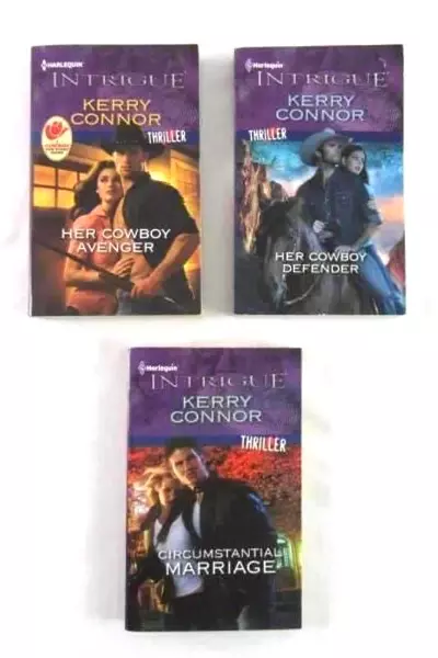 Lot of 3 Harlequin Intrigue Romantic Suspense Books 2011-12 Kerry Connor