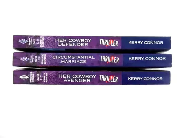 Lot of 3 Harlequin Intrigue Romantic Suspense Books 2011-12 Kerry Connor