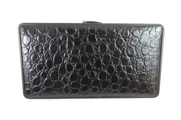 Men's Travel Grooming Kit Razor Nail Clippers Scissors Genuine Leather Case
