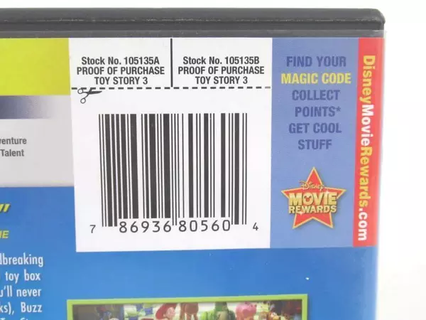 Toy Story 3 Disney DVD Pixar Animation Studios 2010 Rated G Walt Disney Studios