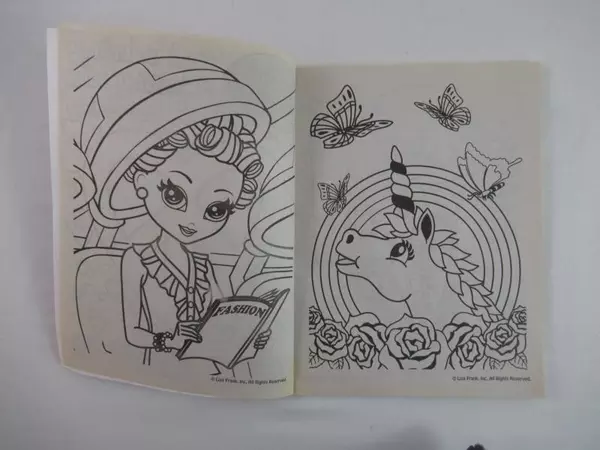 Lisa Frank Peace & Love Giant Coloring & Activity Book 2013 Kappa USA 48925