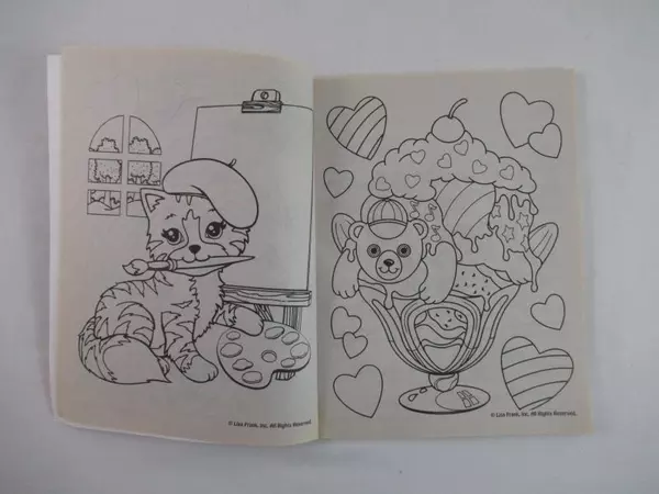 Lisa Frank Peace & Love Giant Coloring & Activity Book 2013 Kappa USA 48925