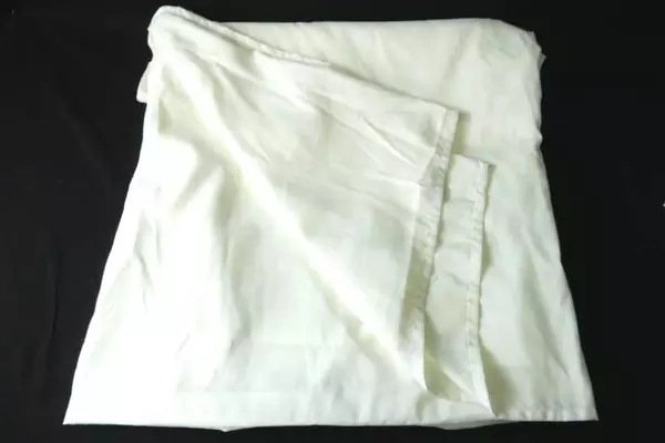 Esprit Linen Cream Jersey Knit Flat Sheet With Two Pillowcases Cotton 77" x 90"