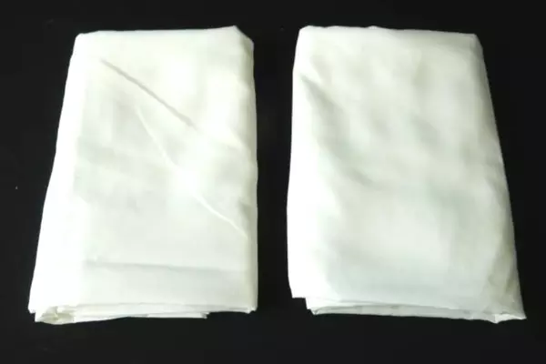 Esprit Linen Cream Jersey Knit Flat Sheet With Two Pillowcases Cotton 77" x 90"