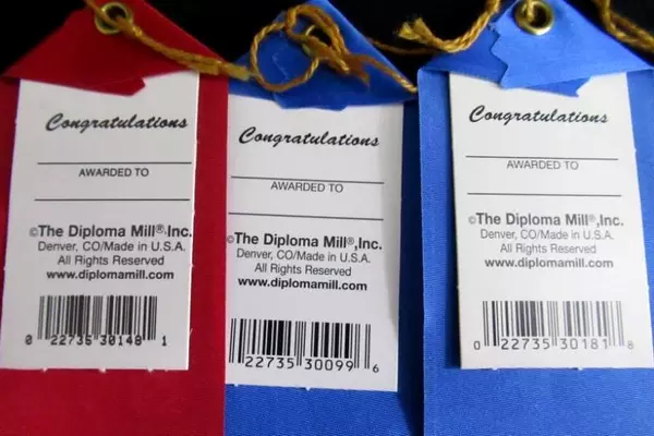 Lot of 5 Miscellaneous Award Ribbons Birthday Boy MVP Great Artist Diploma Mill
