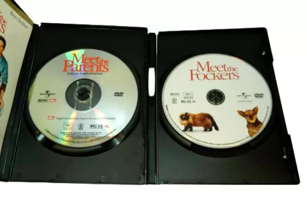 Lot of 2 DVDs Meet The Parents Meet The Fockers Universal Movie Stiller DeNiro