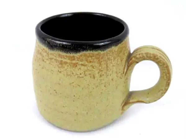 Pottery Mug Glocester & Berkeley Canal Docks Stoneware Brown Logo Earth Tones