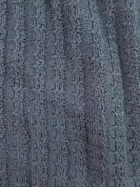 Vintage Women's Size Large Short Sleeve Knit Cardigan Sweater Navy Blue Buttons