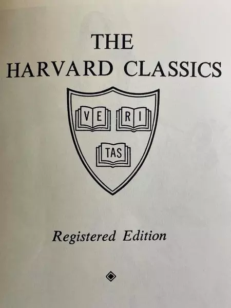 The Harvard Classics Deluxe Registered Edition 1937 Bunyan Izaak Walton Collier