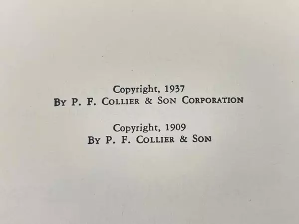 The Harvard Classics Deluxe Registered Edition 1937 Bunyan Izaak Walton Collier