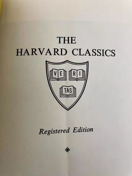 The Harvard Classics Deluxe Registered Edition 1937 Prefaces & Prologue Famous