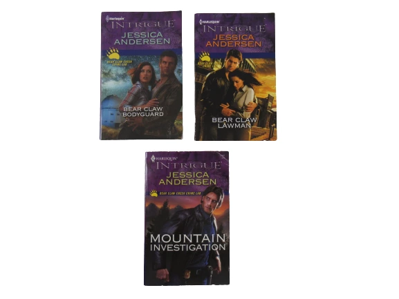Lot of 3 Jessica Anderson Harlequin Intrigue Romantic Suspense Books 2009 2012