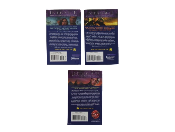 Lot of 3 Jessica Anderson Harlequin Intrigue Romantic Suspense Books 2009 2012