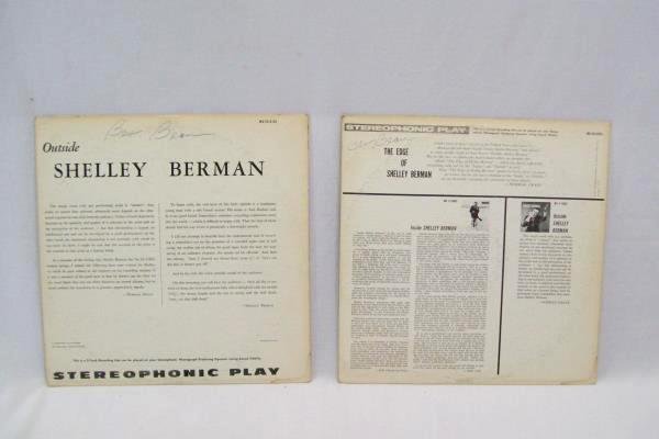 Lot of 2 Shelley Berman Outside The Edge Shelley Berman Vinyl Record