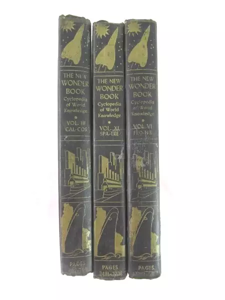 The New Wonder Book Cyclopedia of World Knowledge 1954 Volumes 3, 6, 11